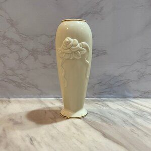 Lenox - Rose Blossom Bud Vase - Ivory Porcelain